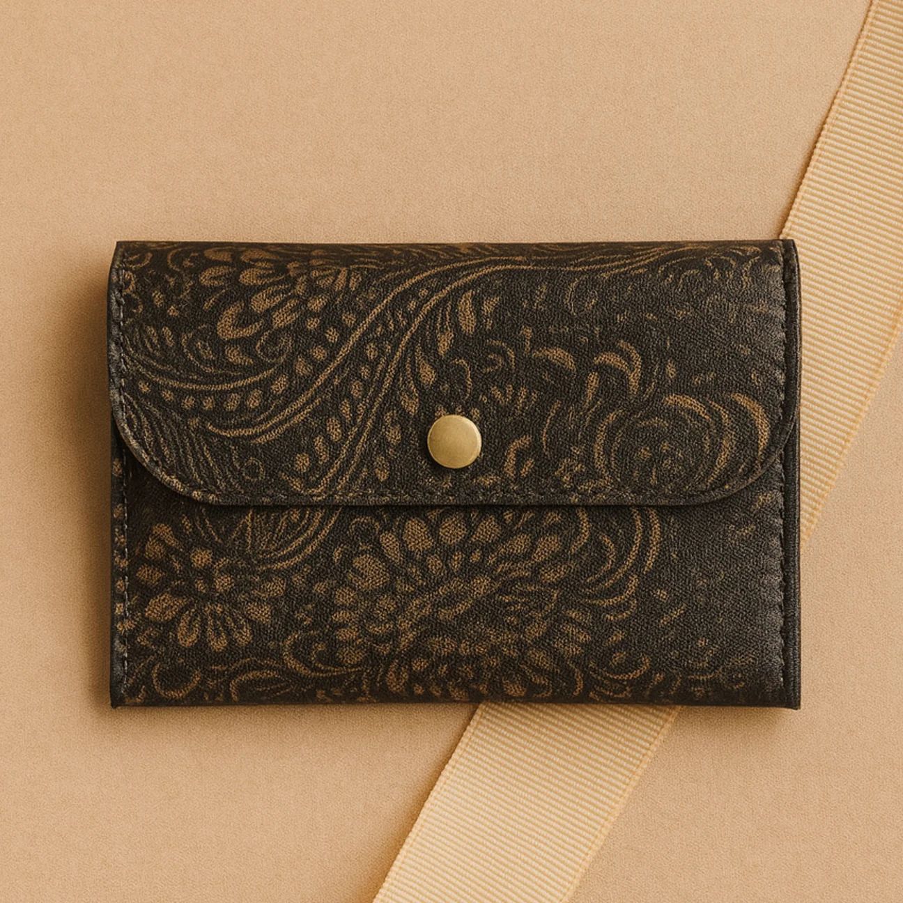 ארנק אדום - Red Leather Wallet